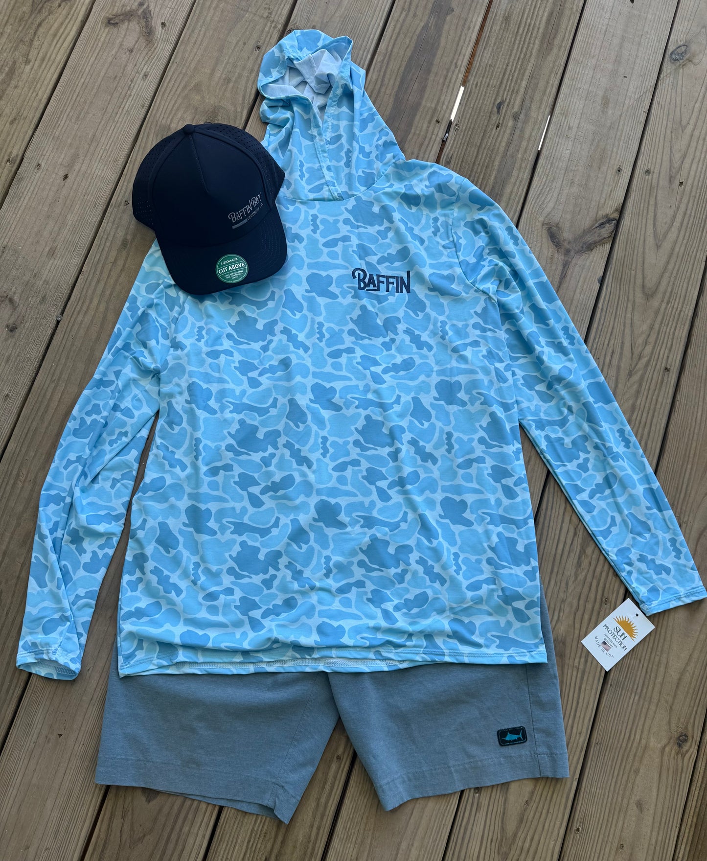 Men's Performance Navy Camo Hoody