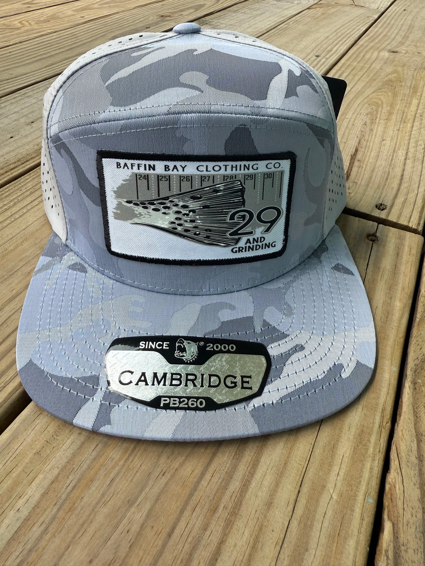29 and Grinding Cambridge Camo Hat