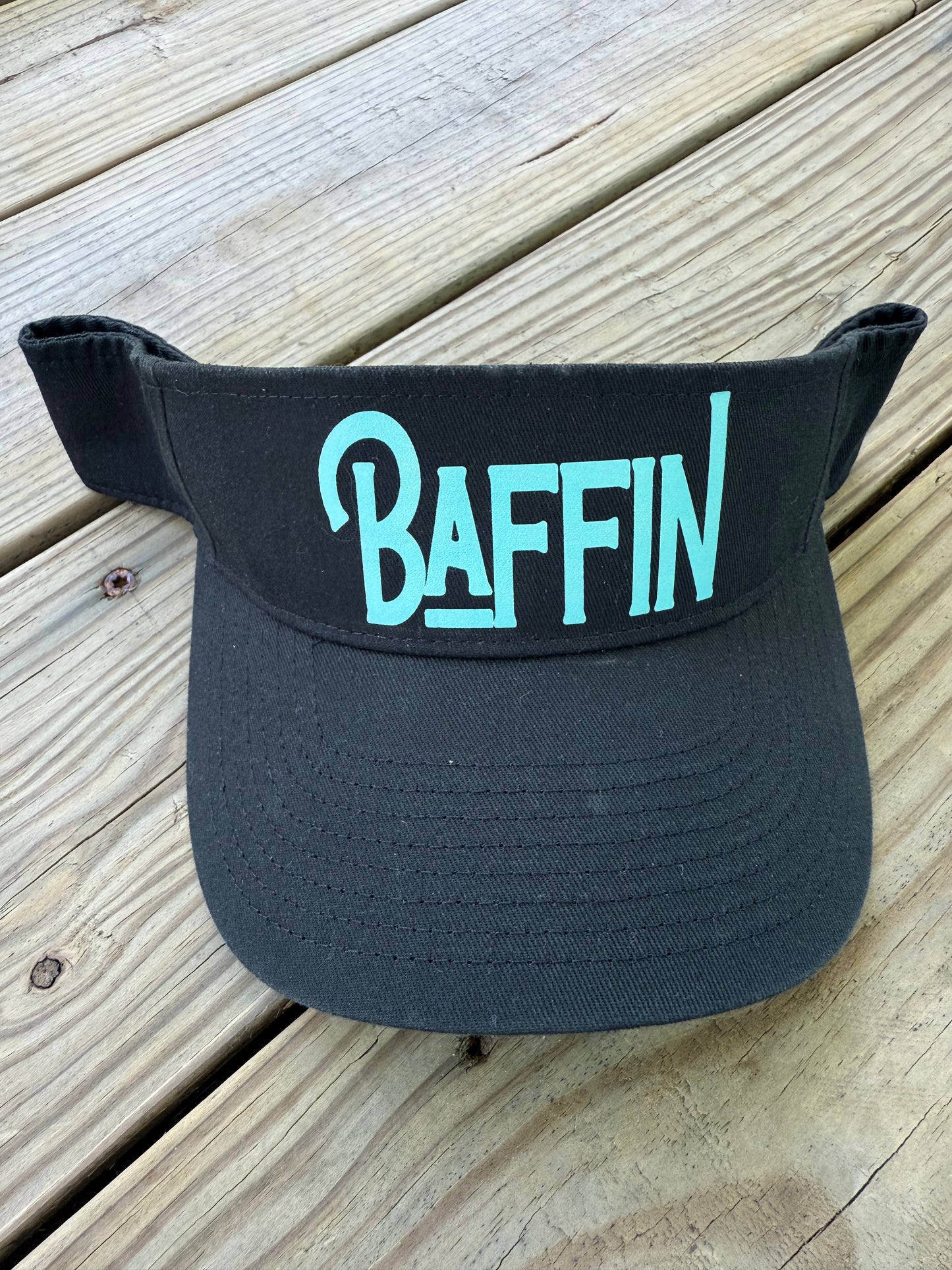 Black and Aqua Visor