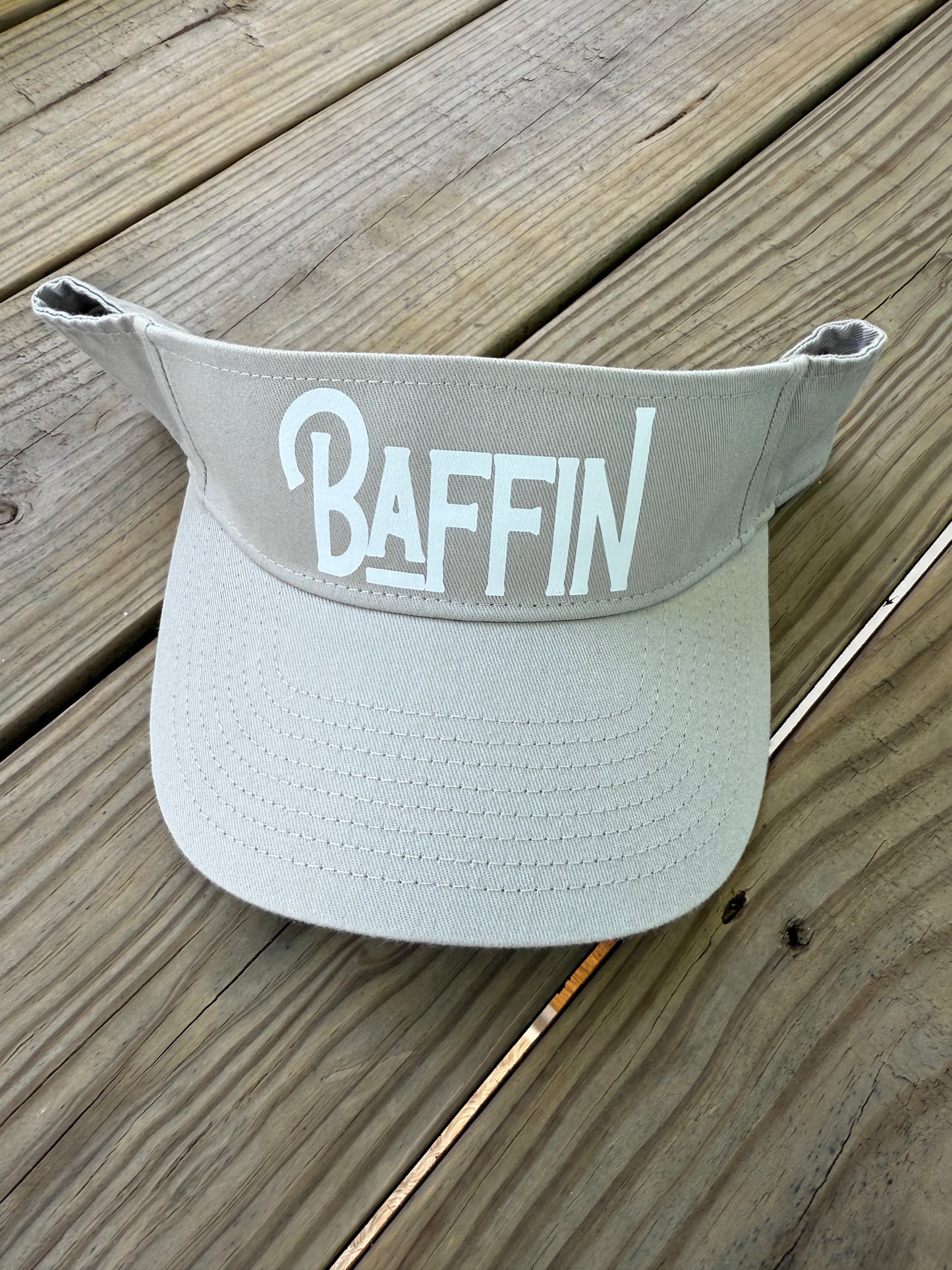 Grey and White Visor