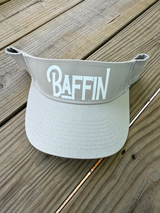 Grey and White Visor