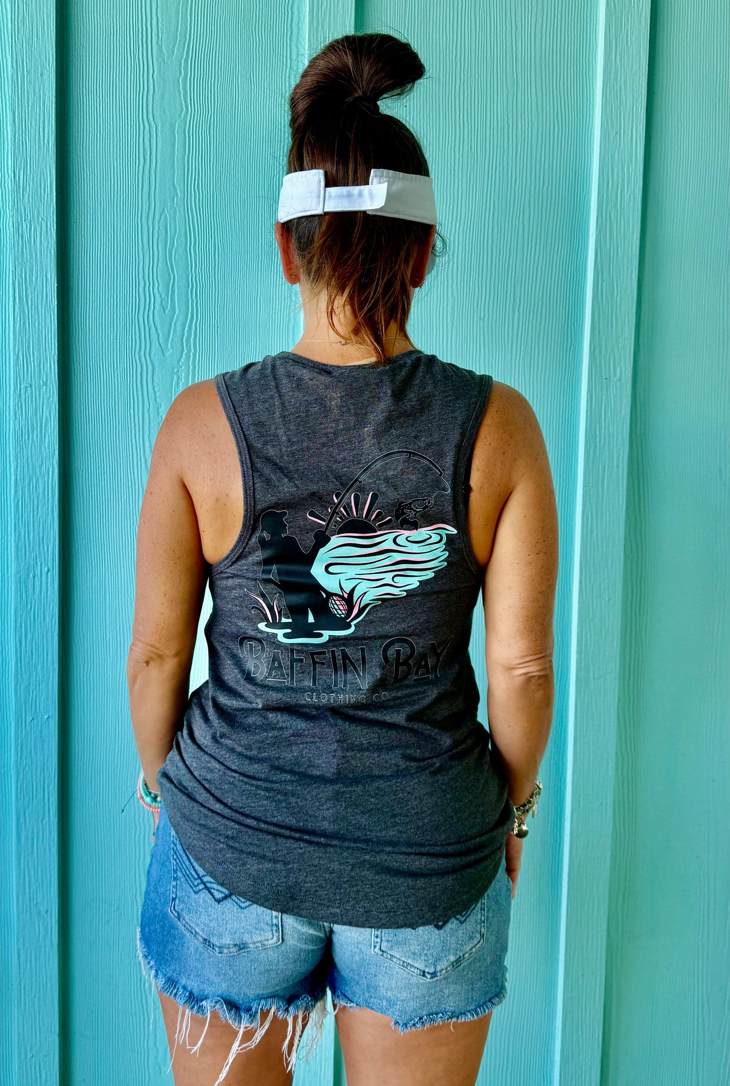 Lady Baffin Sunset Design Dark Soft Tank