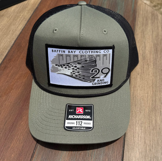 Green in Black Rope 29 Hat