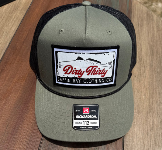 Green in Black Rope DT Hat