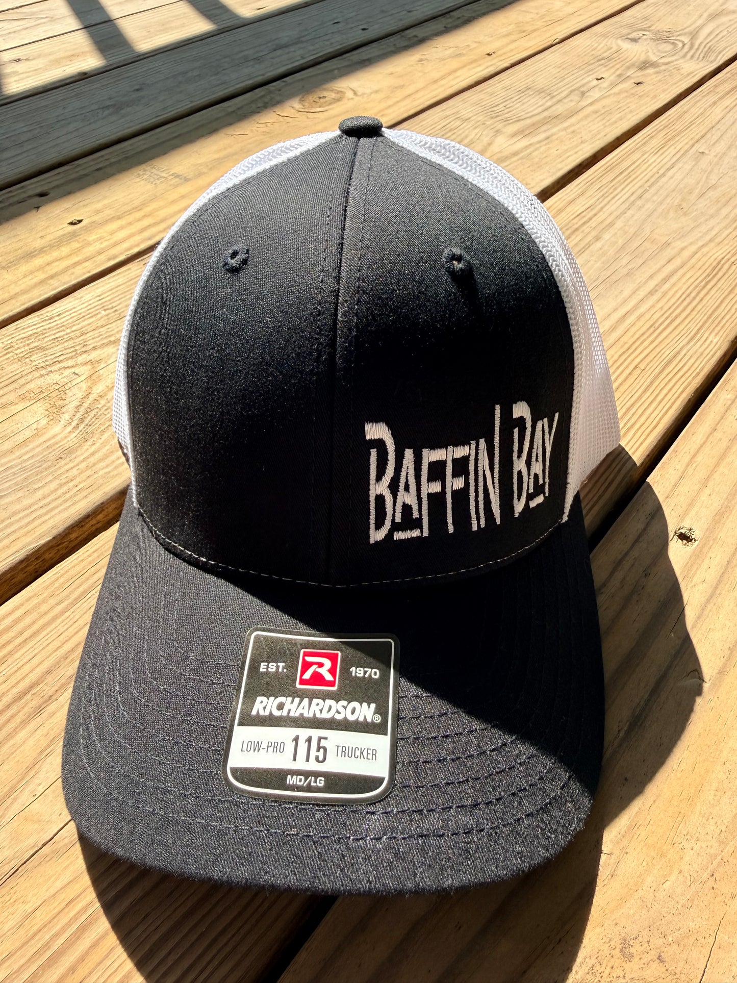Black and White with Embroidered Baffin Bay