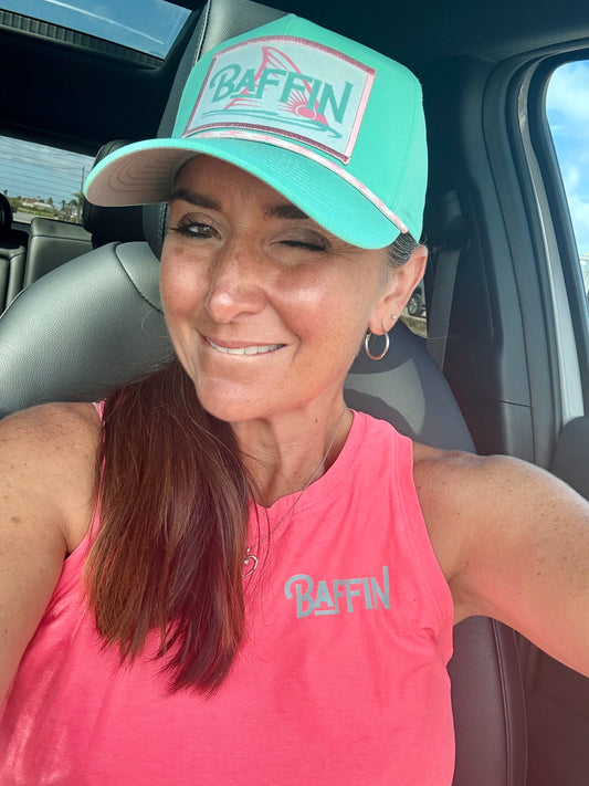 Ladies Aqua Baffin Hat