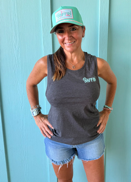 Lady Baffin Sunset Design Dark Soft Tank