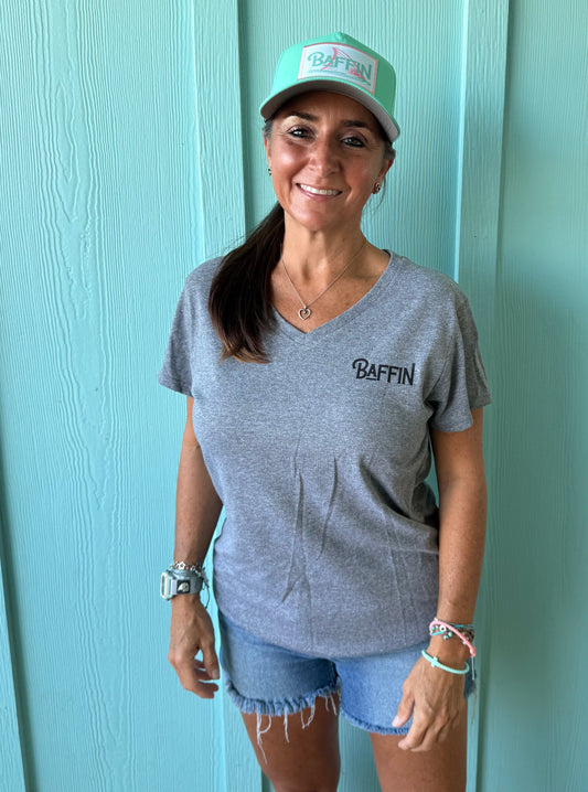 Lady Baffin Originial Design Sunset Soft T-Shirt