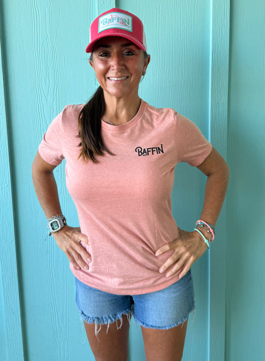 Lady Baffin Originial Design Sunset Soft T-Shirt