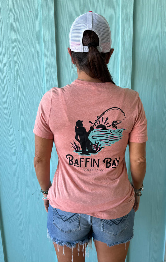 Lady Baffin Sunset Design Sunset Soft T-Shirt